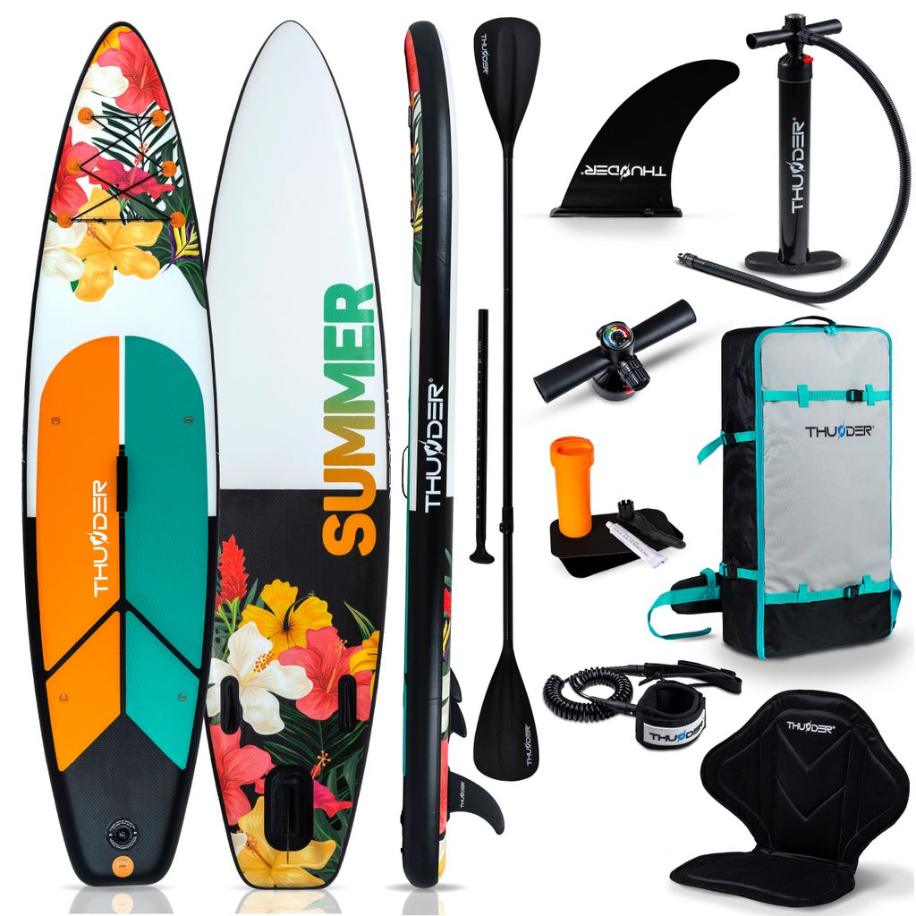 Thunder Nox 320 Stand Up Paddle Board 320 x 75 x 15 cm Orange Weiß 150 kg