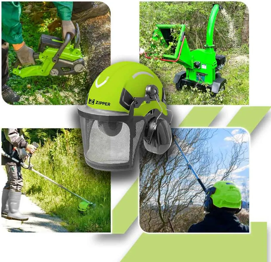 Casque forestier anti-projection et bruit ajustable 53-64 cm - 2