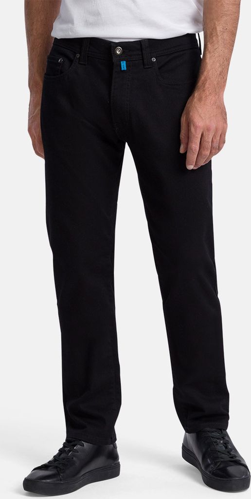 PIERRE CARDIN LYON TAPERED black black raw 38510 8047.9800 - FUTUREFLEX Übergrößen/Konfektionsgröße 35