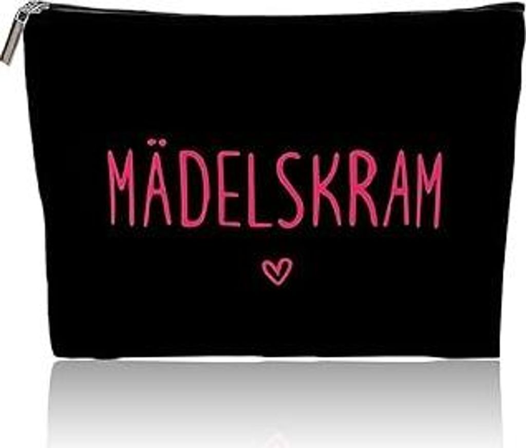 Kosmetiktasche Mädchen, Teenager Geschenke Kleine Make Tasche Damen Klein Geschenk Schminktasche Kulturtasche Frauen Make-up Krimskrams Bag Schwar...