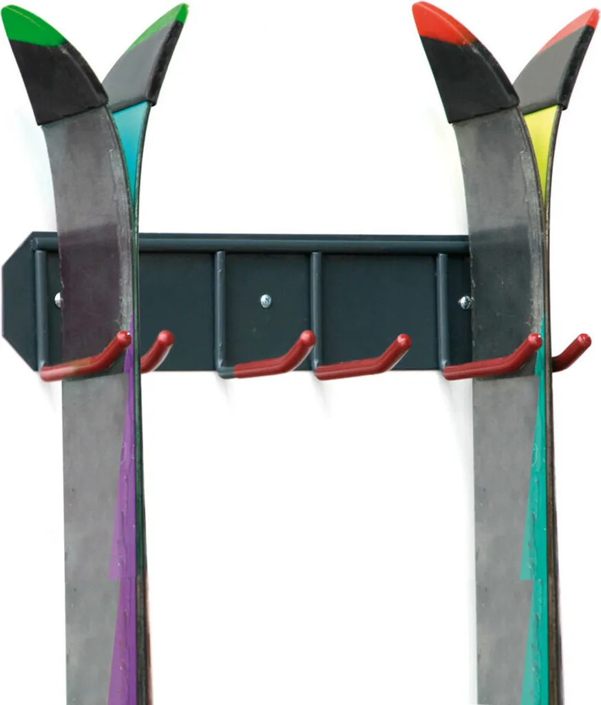 Rangement Mural de Garage Support Porte-outils Modulable Polyvalent Noir