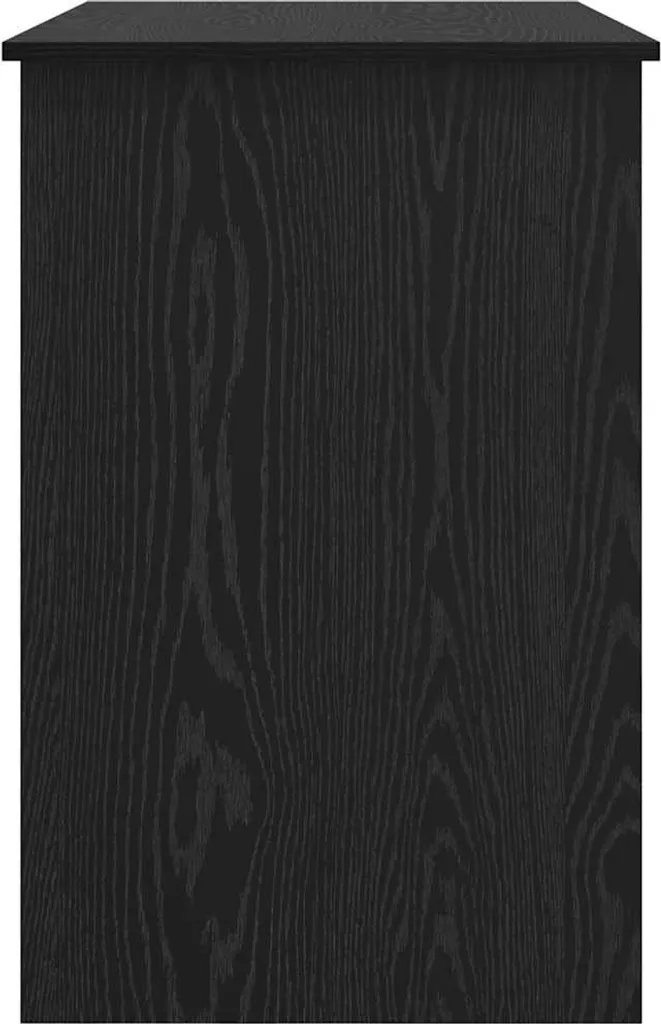 Maison Exclusive - Scrivania con contenitore effetto rovere nero 100 x 50 x 76 cm - 7
