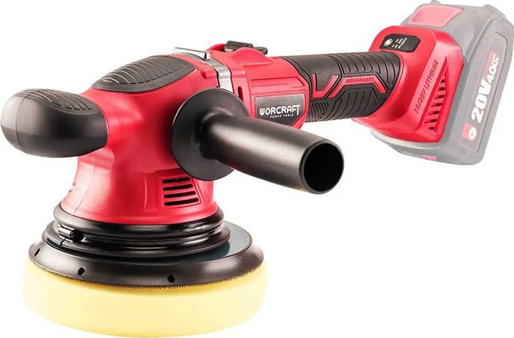 Machine à polir sans fil 150mm pour carrosserie auto WORCRAFT 20V Max