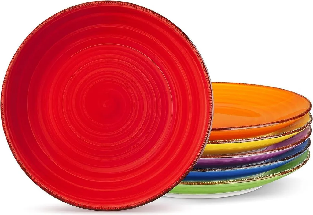 vancasso BONITA set di piatti 6 persone in gres Ø 21,5 cm colore caldo