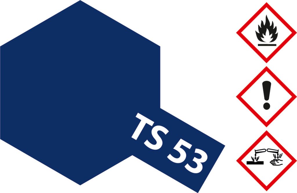 TS-53 Metallic Blau Dunkel glaenz. - 100ml Sprayfarbe Produktbild 