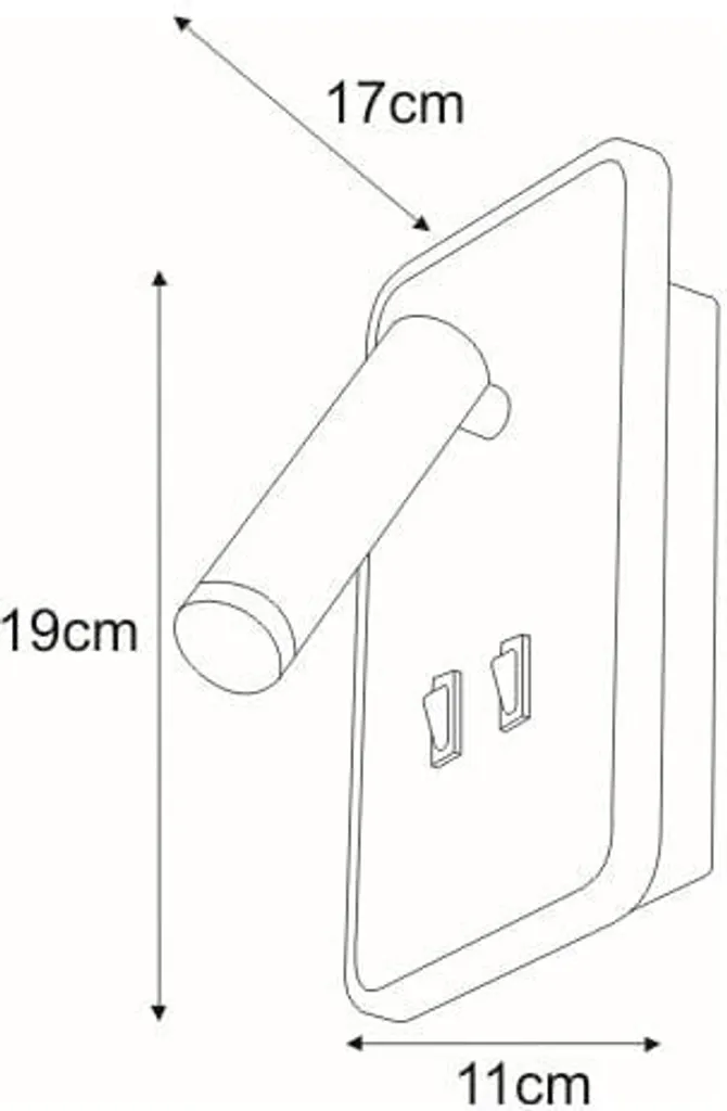Applique murale LED pour salon et couloir design moderne K-8106 - 4