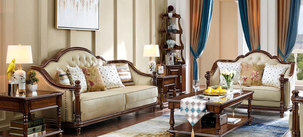 Klassische Design Sofagarnitur 3+2 Sitzer Garnitur Sofa Luxus Sofas 2 tlg Set