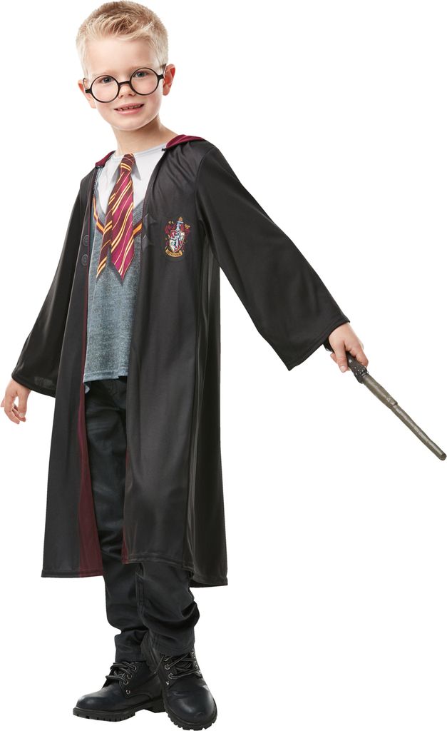 Kids Deluxe Harry Potter Gryffindor Robe Costume - Size M Produktbild 