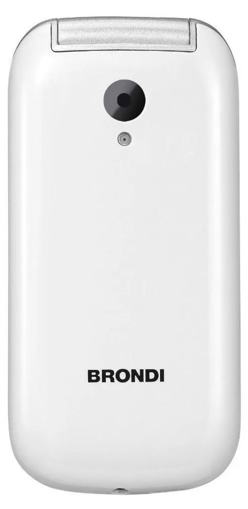 Téléphone Mobile Senior Brondi Stone+ Blanc Double SIM Simple d'Usage - 4