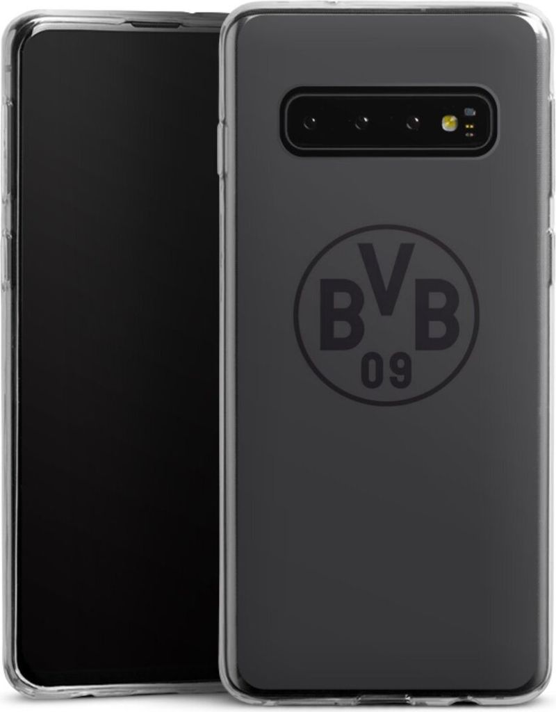 DeinDesign Slim Hülle für Samsung Galaxy S10 Silikon Case Ultra Dünn Handyhülle BVB Borussia Dortmund Logo