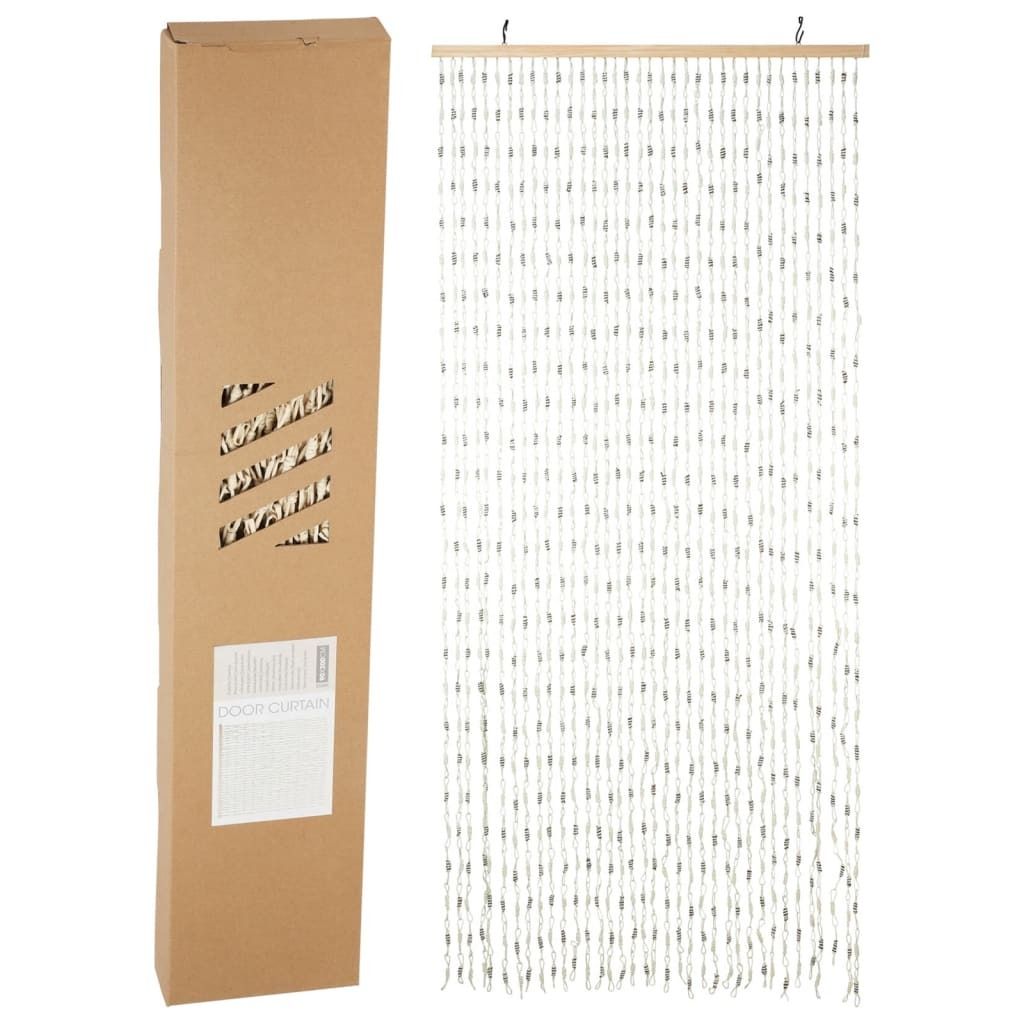 Tenda per porta H&S Collection 90x200 cm in bambù Immagine del prodotto 