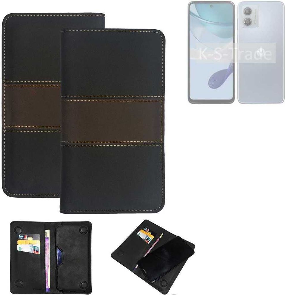 K-S-Trade Hülle Handyhülle kompatibel mit Motorola Moto G53y 5G Schutzhülle Walletcase Bookstyle Tasche Schutz Case Handytasche Wallet Cover