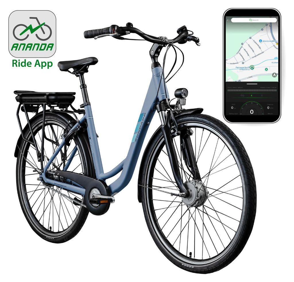 Zündapp Z502 E Bike Damen 28 Zoll dusty blue 50 cm Produktbild 