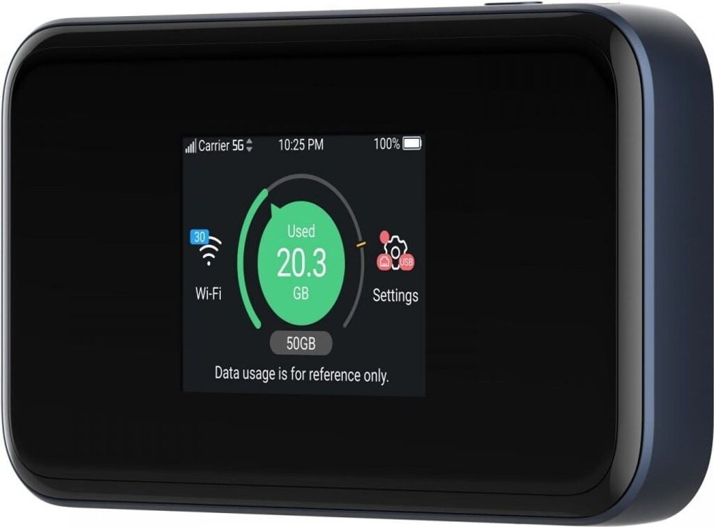 ZTE MU5001 router Hotspot WiFi6 3800 Mbps 5G LTE čierny Obrázok produktu 