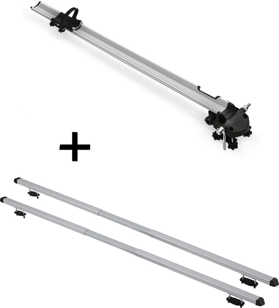 Fahrradträger Bike Pro + Dachträger RAPID kompatibel mit für Mercedes E Kombi (S211) (5Türer) 03-08