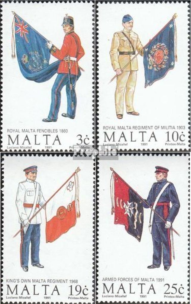 Briefmarken Malta 1991 Mi 859-862 (kompl.Ausg.) postfrisch Produktbild 