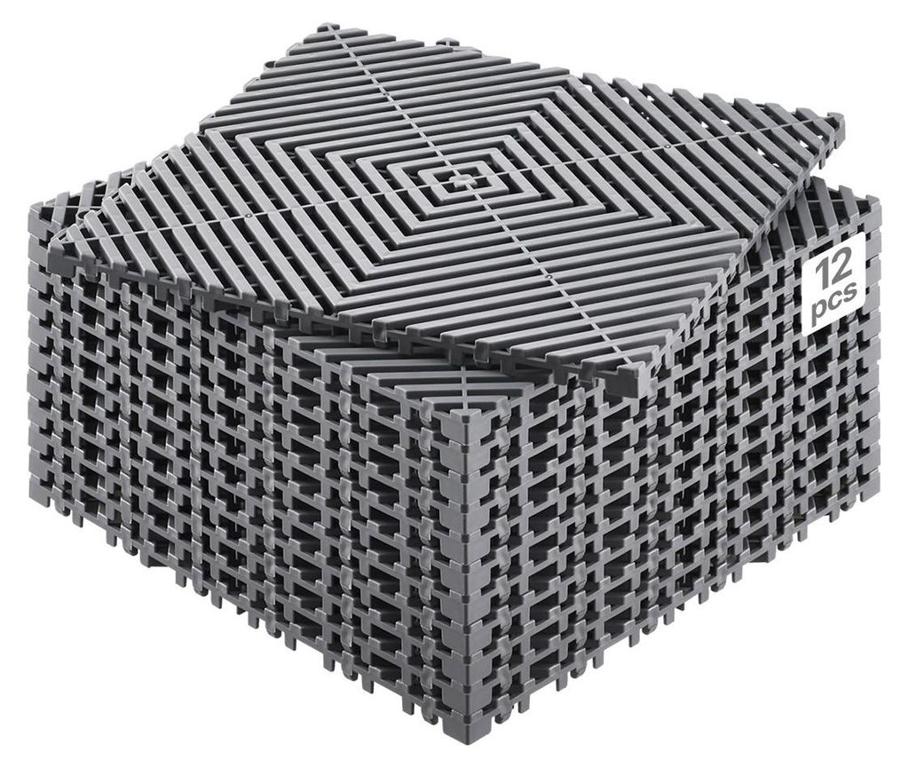 VEVOR Tapis de drainage à emboîtement 31 x 31 cm Image du produit 