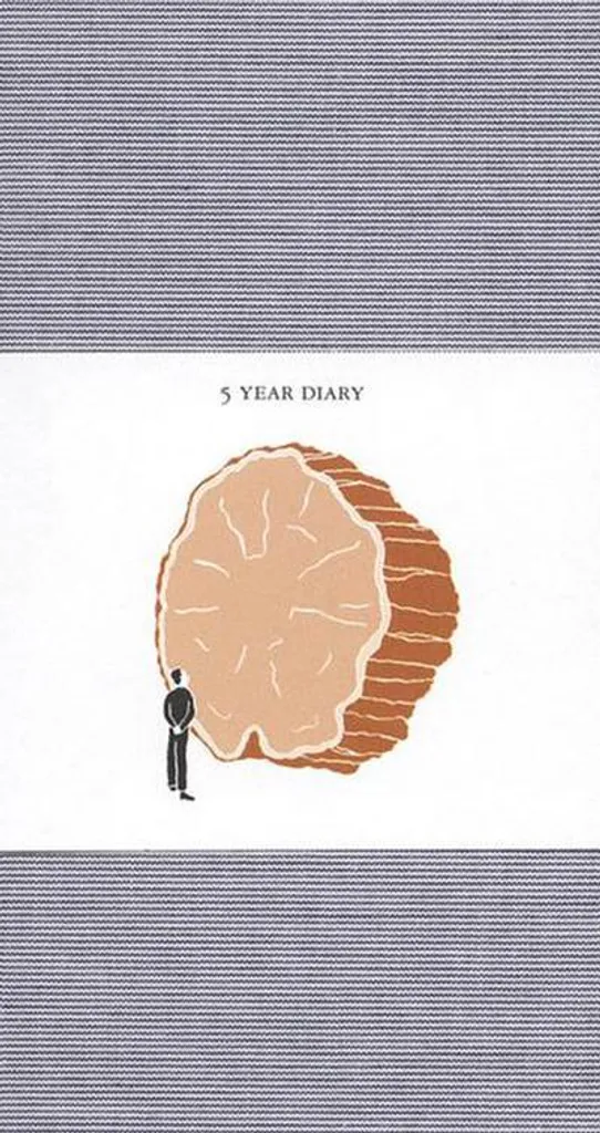 Carnet 5 Year Diary Blue Cover : Journal Quinquennal Bleu à Couverture