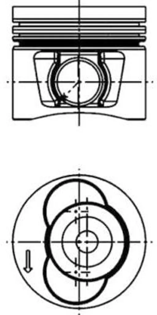 Stopper la consommation d'huile avec le piston KOLBENSCHMIDT 40715620