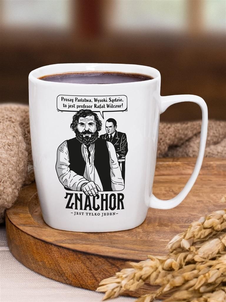 Nussknacker Kaffeebecher Porzellan 380 ml Professor Rafal Wilczur ZNACHOR Spülmaschinenfest