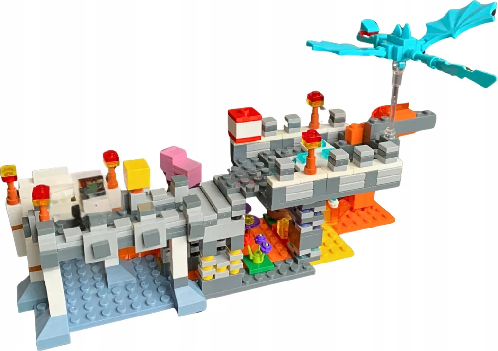 Forteresse Minecraft modulable 506 pièces avec détails authentiques - 8