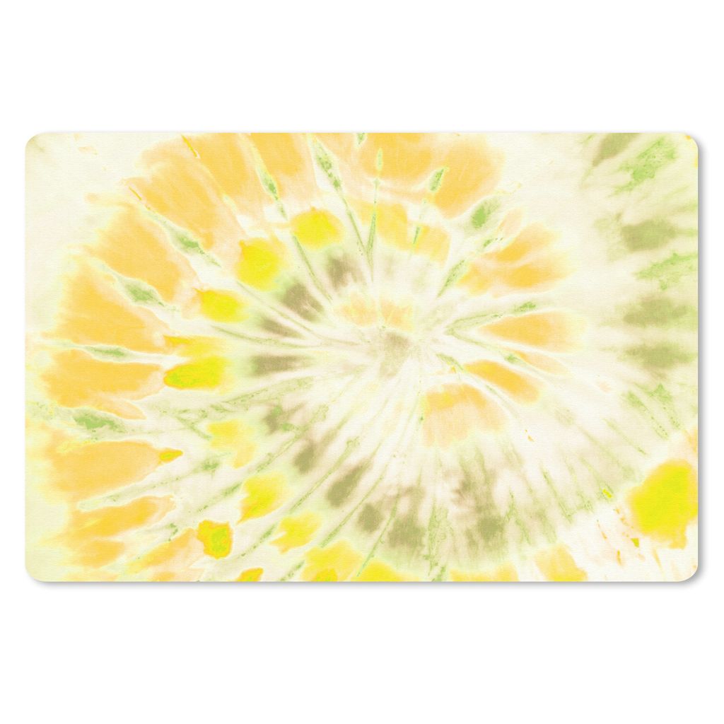 MuchoWow Mauspad Mousepad Sommer - Gelb - Grün 27x18 cm - Mousepads - Maus Mat - Pad - Mausunterlage - Büroartikel - Desk Matten
