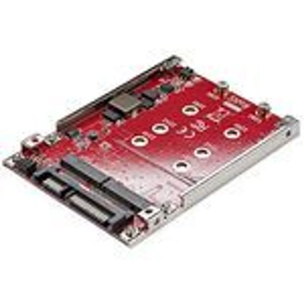 Adaptateur RAID Matériel pour 2 SSD M.2 - Interface SATA 6Gb/s - ASM1092R - 6