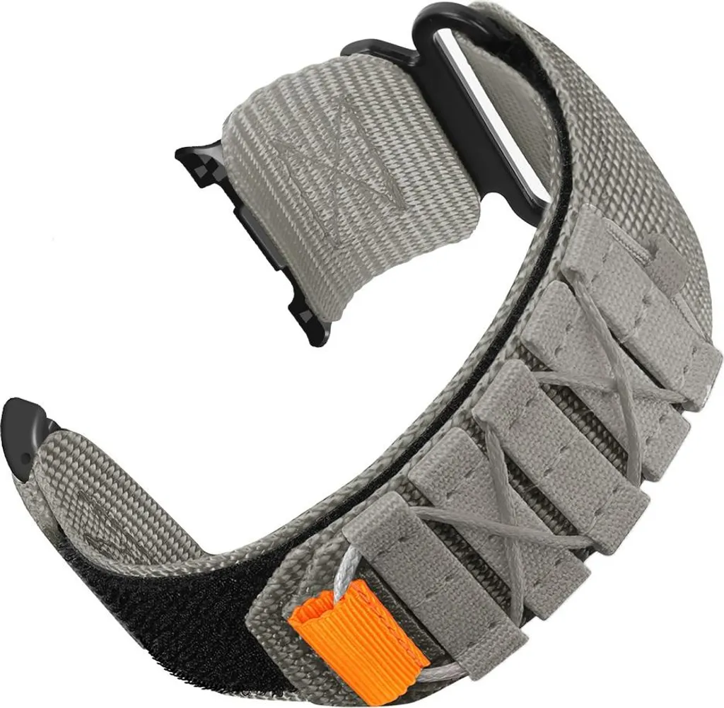 INF Cinturino in nylon grigio per Samsung Watch 8/8 Classic, 1 pezzo