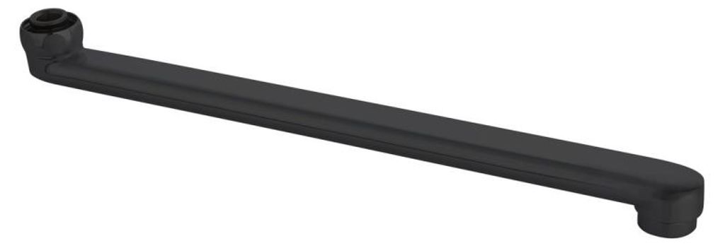 Bocchetta di scarico Aqualine, 220 mm, piatta, nero opaco Immagine del prodotto 