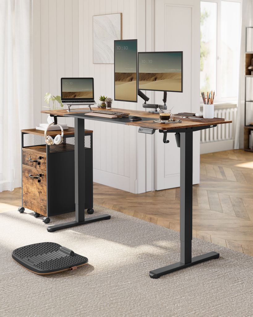 VASAGLE Höhenverstellbarer Schreibtisch elektrisch, Produktbild 