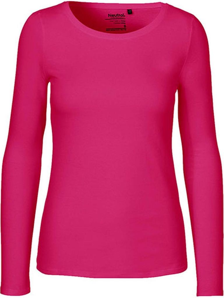 Neutral O81050 | T-shirt manches longues femme / 100% coton Image du produit 