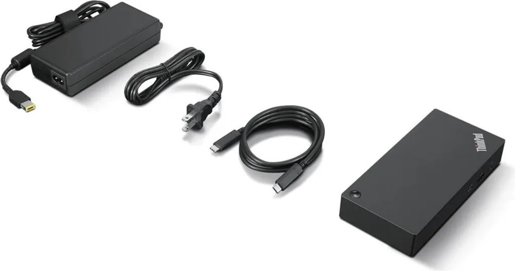 Dock Lenovo Universel 135W USB-C Charge Rapide et Multi-Affichage 4K
