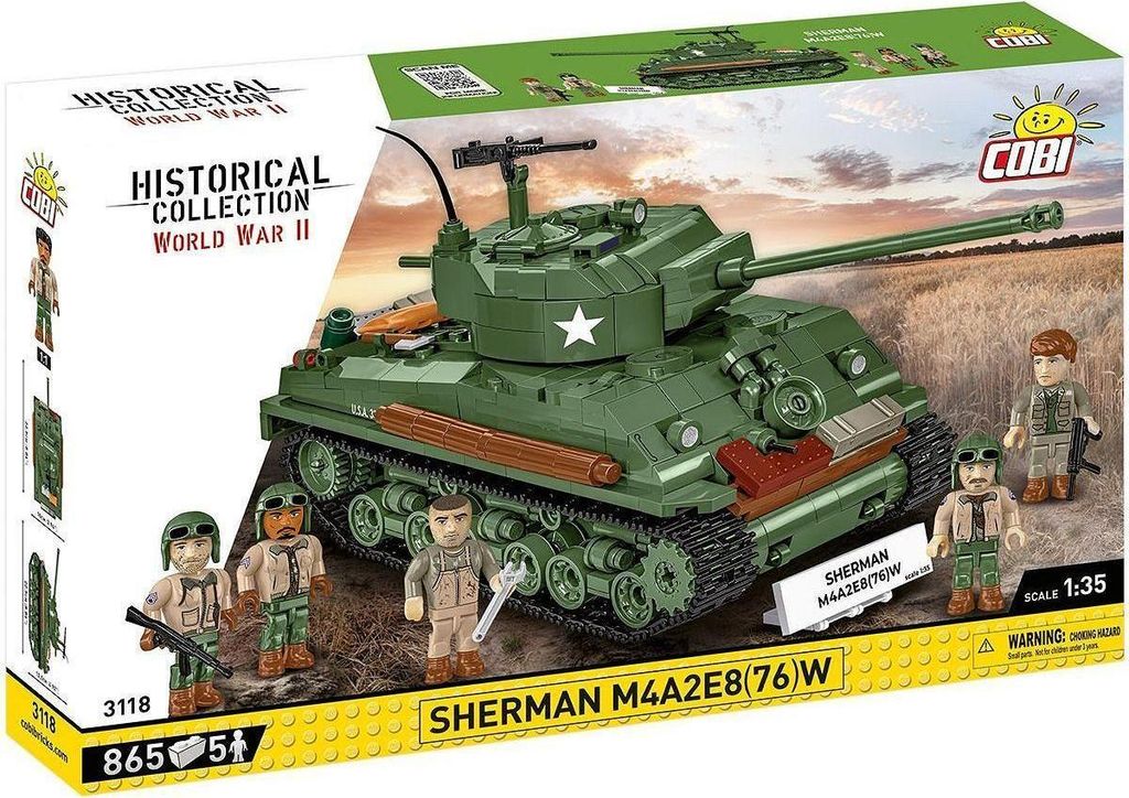 Cobi Historical Collection World War II 3118 Sherman Image du produit 
