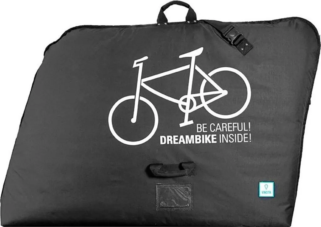 Housse de transport vélo Vincita B140 rembourrée noir pour 29 pouces