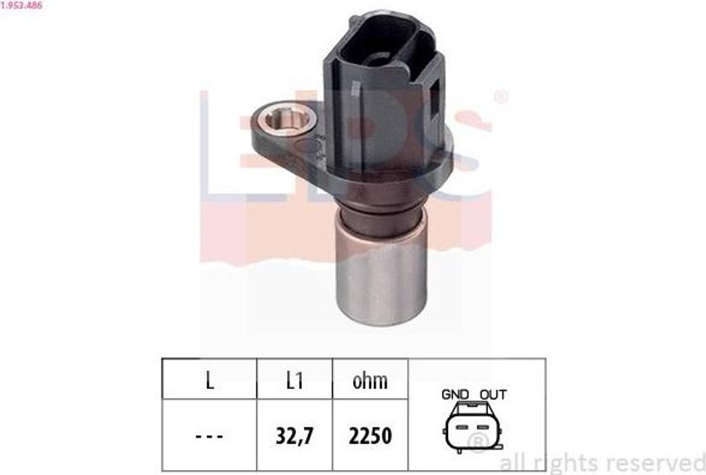 EPS Nockenwelleposition Sensor für TOYOTA Yaris Schrägheck (P9) Nockenwellen 1.953.486
