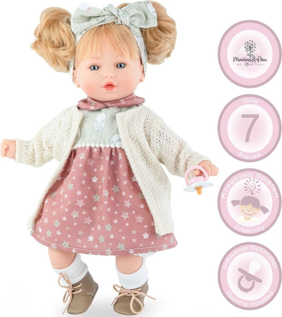 Marina&Pau Petite Winter, Babypuppe, Weiblich, 3 Jahr(e), Produktbild 