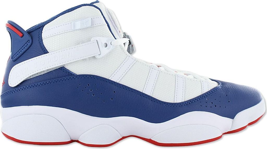 Air Jordan 6 Rings - Herren Sneakers Basketball Schuhe Weiß 322992-140 , EU 44.5 US 10.5