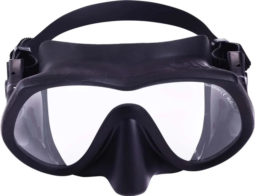 Masque de plongée Oms Tribe Ultra Clear Noir Taille Unique Monoverre
