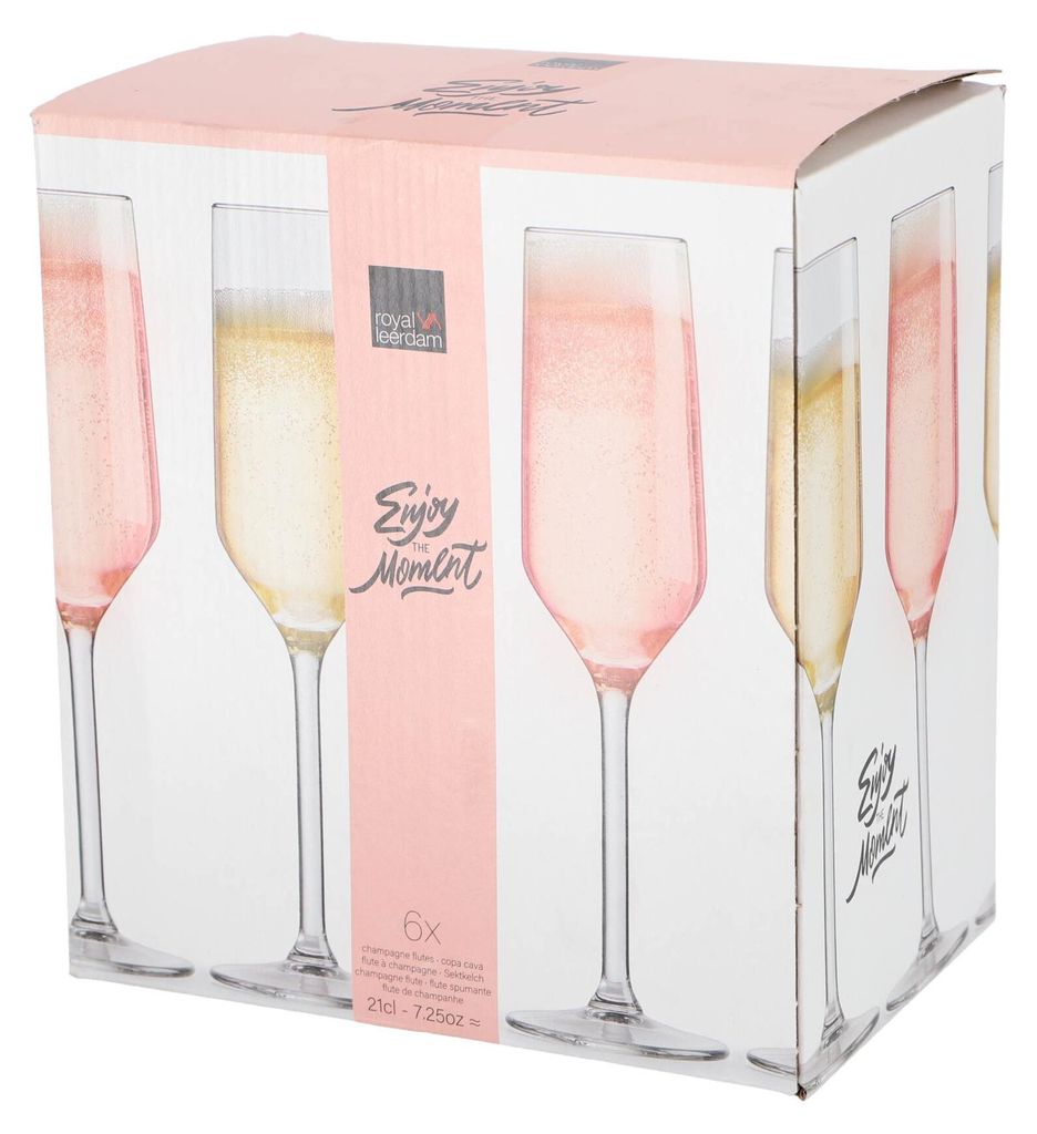 Royal Leerdam Champagnerglas Moment Set 6 21 cl