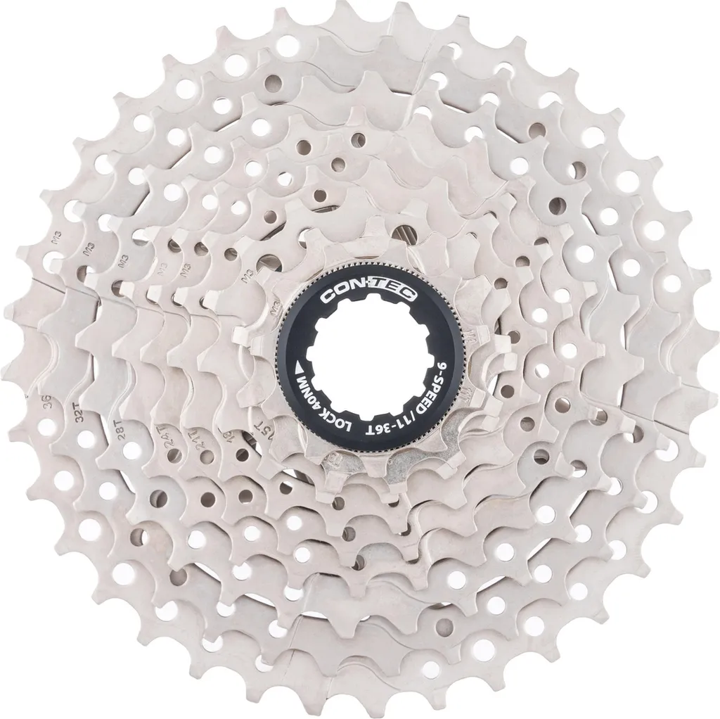 Cassette 9V polyvalente 11-36 dents Contec Grad pour VTT et vélo voyage