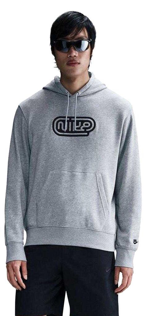 Nike - "Club" Kapuzenpullover für Herren GT27170 (M) (Dunkelgrau)