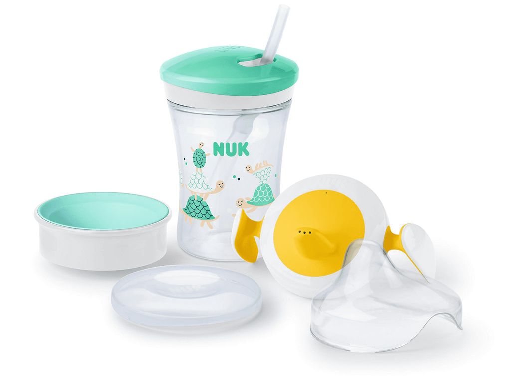 NUK   3-in-1  Trinklernset  Trainer Cup|Magic Cup| Action Produktbild 