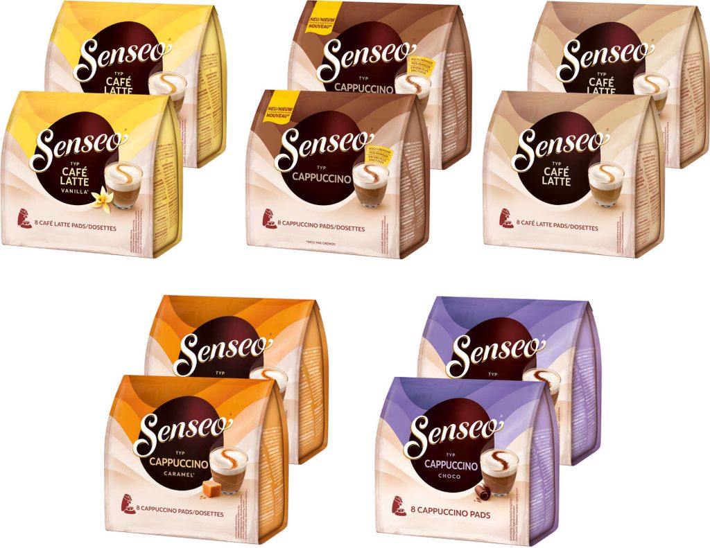 SENSEO Pads Creamy Collection Milk Range Vielfaltspaket 5 Produktbild 