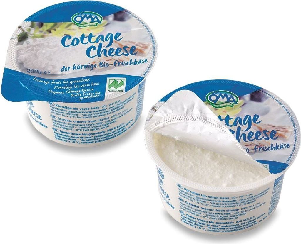 -BAUERNHOFKÄSE (20 % FETT IM TROCKENMATERIAL) 200 g - OMA Produktbild 