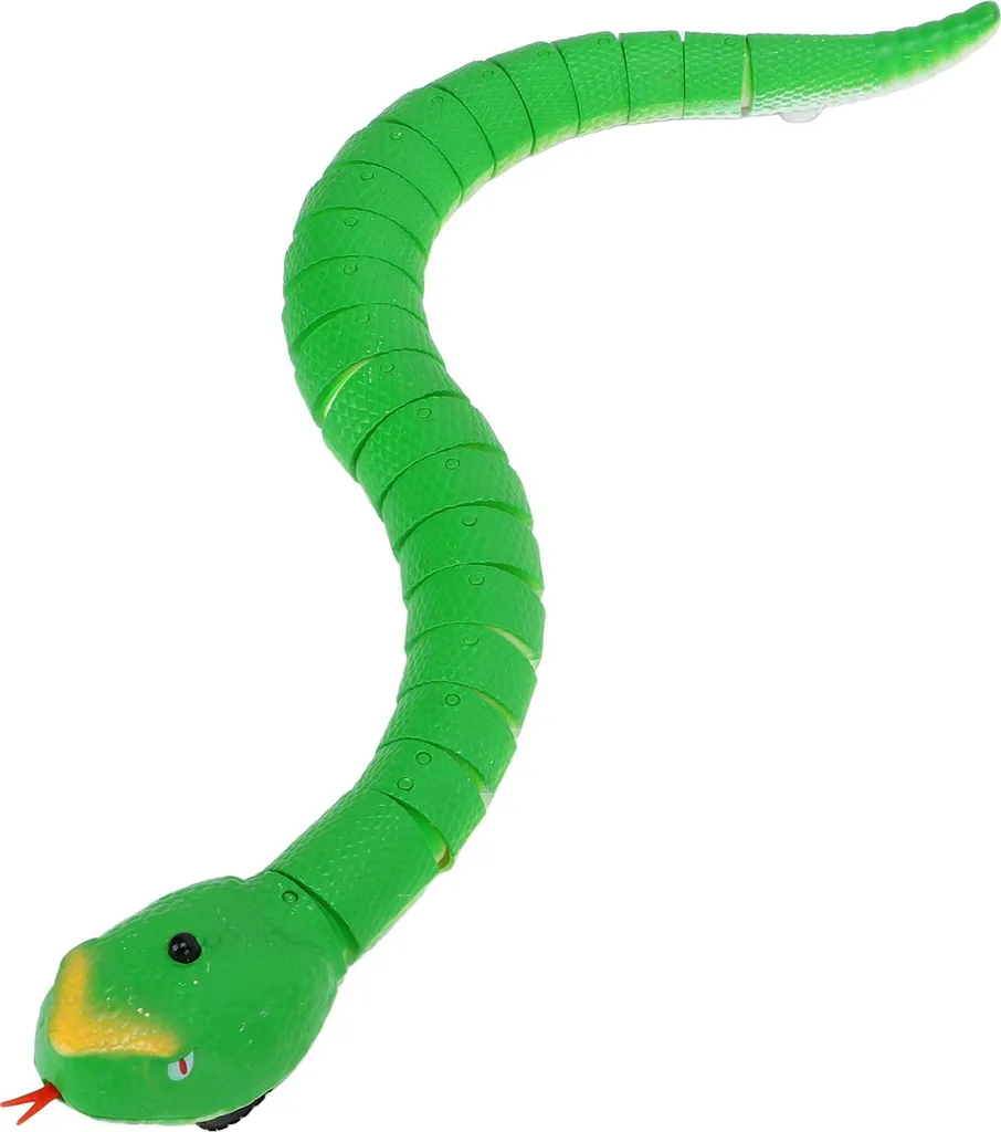 Jouet Serpent RC Vert avec Langue Rétractable et Télécommande Infrarouge - 2