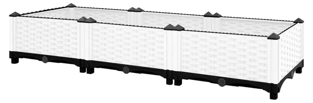 Möbel-Hochbeet, 120 x 40 x 23 cm, Polypropylen