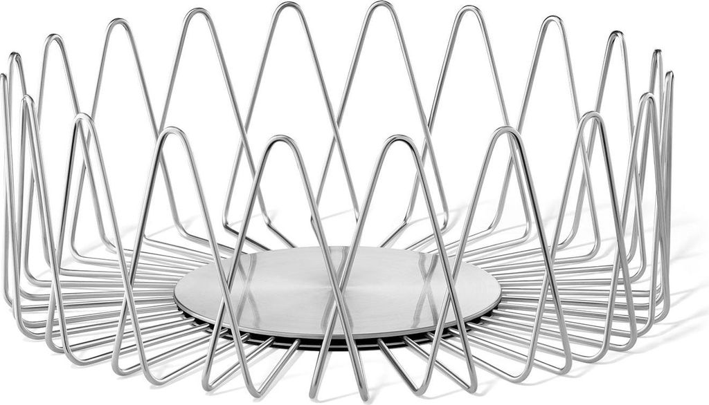 ZACK Obstkorb BIVIO Korb Obstschale Edelstahl 30,5 cm 30656
