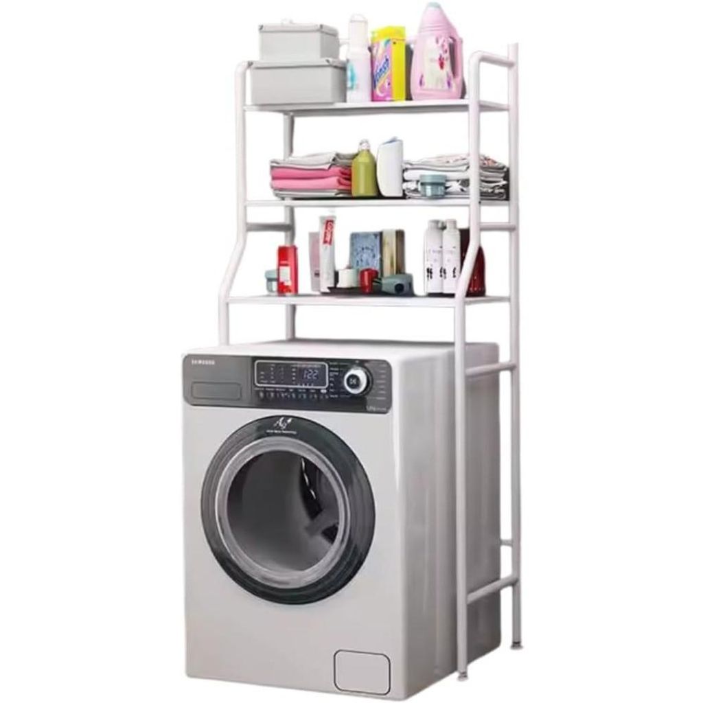 Waschmaschinenregal Toilettenregal 68x26x158 cm Produktbild 