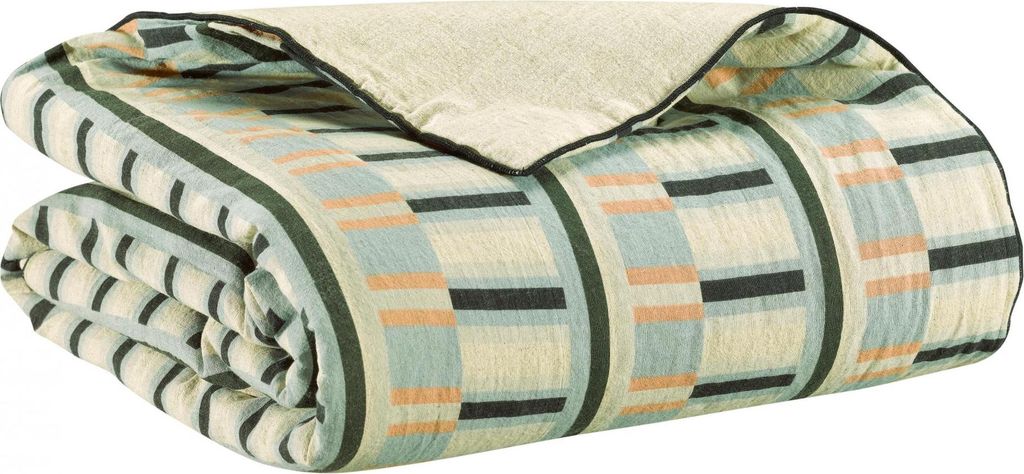 Bedrucktes Plaid Jason Ciel 135 X 200 himmelblau 135 x 200 cm Vivaraise