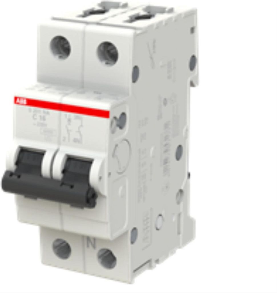 LS-Schalter Serie S200 1P+N 16A - C (AC) 6kA     Produktbild 